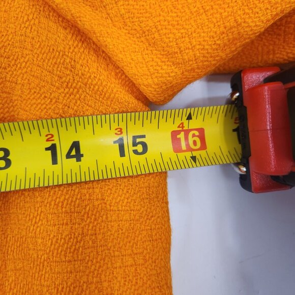 Orange Mod Style Peacoat with Matching Dress Vtg Handmade Womens Extra Small - Picture 9 of 16